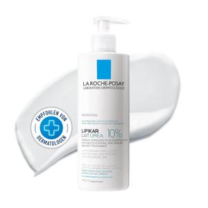 La Roche-Posay Lipikar Urea 10% Roughness Smoothing Lotion, Body Lotion For Dry Skin With 10% Urea + Shea Butter + Allantoin, Rough And Bumpy Skin Lotion, Softens & Smooths Skin With 1 Application