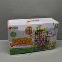 JOYIN 236Pcs Glowing Marble Run with Motorized Elevator- Construction Building Blocks Toys with 30 Glow in The Dark Plastic Marbles, STEM Toy for Boys and Girls Gift for Christmas