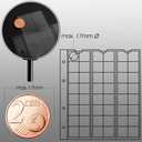 Prophila Coin Album with 4 Cases (Black Interleaves) for 110 Coins