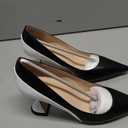 YDN Women Pointed Toe Slip on Pumps Special Kitten High Heel Shoe for Party Prom Dress Lady Size 4-16 US