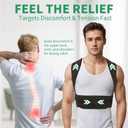 Posture Corrector for Women and Men  Upgraded Back Straightener for Effective Lower Back Pain Relief, Back Brace for Hunchback, Scoliosis, and Better Posture Support(Small/M)