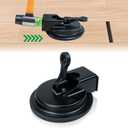 Upgraded Laminate Floor Gap Fixer Tool with Enhanced Vacuum Suction Cup: Professional Plank Grabber Flooring Gap Fix, Heavy Duty Durable Metal, Plank Repair Flooring Tool for Smooth Surface Floor