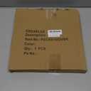 Round Candle Tray Holder, Decorative Tray Wood Tealight Pillar Plate, Small Rustic Candle Holder Farmhouse Tray Table Centerpiece for Christmas Wedding Halloween Home Decor(Black)