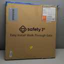 Safety 1st Easy Install Walk Thru Baby Gate for Doorway With Door, Dog Gates, Fits 29"-38", Easy Install 28" Tall, White