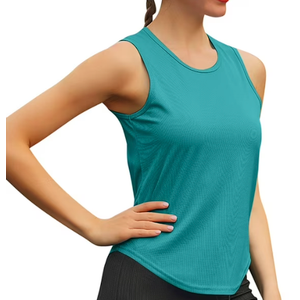 Womens Workout Tank Tops Lightweight Sleeveless Shirts for Women Loose Fit Tops for Athletic Running Tennis Yoga M