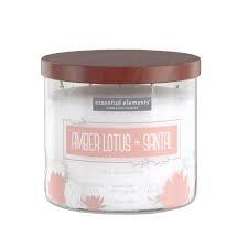Amber Lotus + Santal 14.75 oz 3 Wick Candle