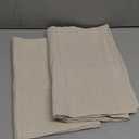 MIULEE Decorative Linen Euro Sham Pillow Covers 24x24 Natural Beige Boho Farmhouse Neutral Couch Throw Pillows for Bed Pack of 2 Accent Modern Pillowcase Sofa Livingroom Home Decor