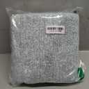 Yimobra Bathroom Rugs Non Slip Washable 24x17, Ultra Soft Absorbent Microfiber Bath Mat, Dual-Tone Decor Rug with Rubber Backing for Bathroom Floor, Tub and Shower, Home Essentials,Light Blue & White