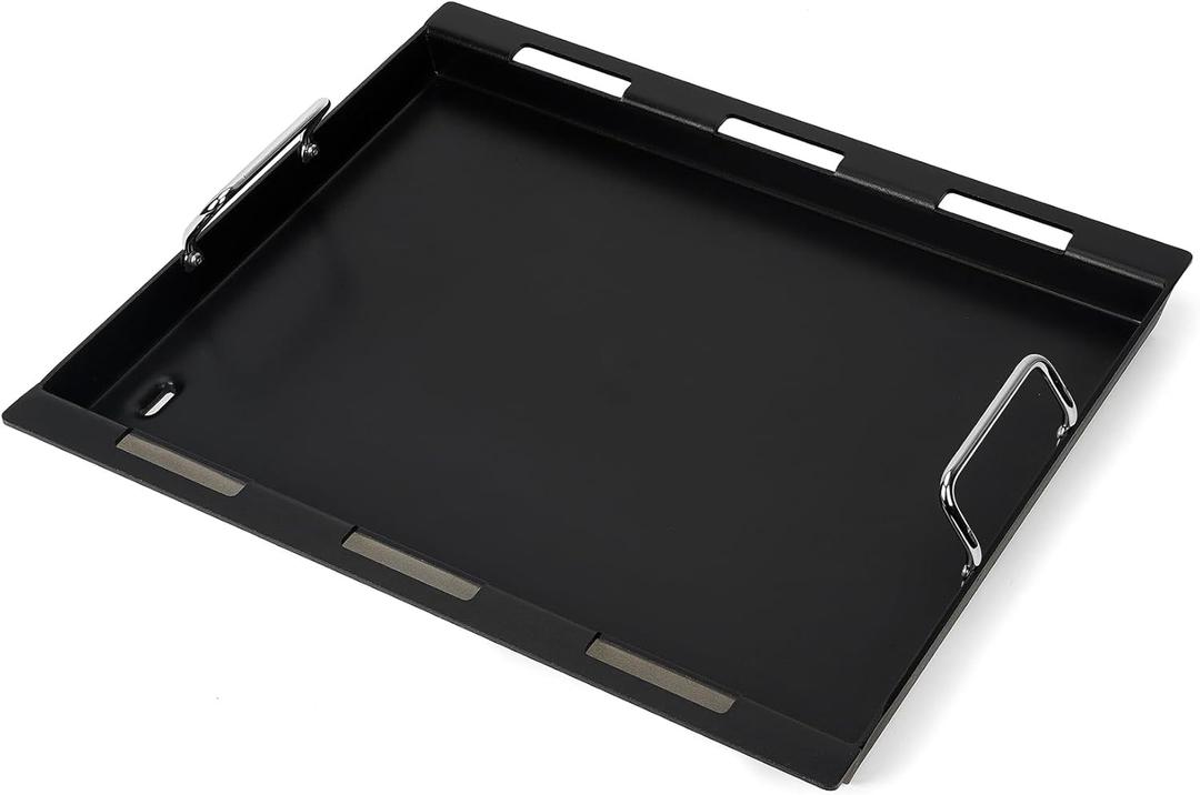 Stanbroil Full Size Griddle Insert for Weber Spirit 200 Series 2-Burner Gas Grills, Ceramic Coated Nonstick Flat Top Griddle for Weber Spirit I & II 200 Series Gas Grill, Black (20" x 17.3" x 1.6")