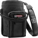 NATURE PIONEOR Insulated Water Bottle Holder with Shoulder Strap for One Gallon 128OZ Sports Water Jugs Bottles Sling, Carrier/Pouch Sleeve for Outdoor Camping, Hiking,Gym