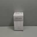 Table Lamp, Bedside Nightstand Lamp, Simple Desk Lamp, Cylinder Table Lamp for Bedroom Living Room Office Study, White Shade and Black Base (White)