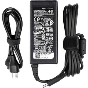 45W Round Tip Laptop Charger Fit for Dell Inspiron 13 14 15 3000 5000 7000 Series 15-3552 3555 3558 3565 3567 5551 5552 5555 5558 5559 DA45NM140 LA45NM140 19.5V 2.31A AC Adapter Power Cord