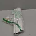 White Curtain Rods for Windows 48 to 84 Inch, 1" Boho Decorative Drapery Rod with Twine Wrapped End Cap Finials, Adjustable Vintage Rustic Farmhouse Window Treatment Rods, Easy Install (36''-88'' (1 Pack))