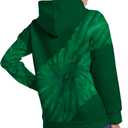 TMSD Women's Mardi Gras St.Patrick's Day Long Sleeve Hoodie with Pocket (Medium, Hoodie | Four Leaf Clover)
