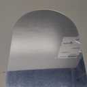 16 x 12 inch Arched Bathroom Mirror, High Clear Glass Arch Wall Mirror for Bathroom, Vanity, Living Room, Bedroom, Entryway