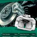SCITOO 18B4854 Rear Left Disc Brake Caliper With Bracket Silver | Fit For Cadillac,For Chevrolet,For GMC Models - For DeVille 2003-2005,For DTS 2006-2011,For Sierra 1500 2003-2006 1PC
