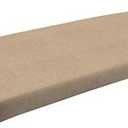 Honeycomb Outdoor Essentials Bench Cushion, 44 x 18, Hampton Texture Neutral Seat Pad for Porch Swing and Patio Furniture