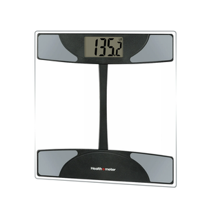 Glass Weight Tracking Scale Black/Clear - Health-O-Meter