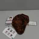 Baruisi Short Curly Dark Orange Wigs for Women Natural Looking Synthetic Cosplay Hair Wig, dark orange