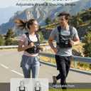 Sahara Sailor Running Vest with 2L Water Bladder, Hydration Vest for Women and Men, Breathable Durable Chest Pack with Waterproof Pockets for Jogging, Trail Running, Hiking