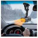 2026 New Upgrade Car Heater for Vehicle, 12V 150W Portable Car Heater, 2 in 1 Windshield Defogger and Defroster with Sucker and Holder, Plugs Into Cigarette Lighter (Black) 