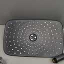 Veken Wide Rain Shower Head with 6 Modes Handheld Water Spray,High Pressure Showerhead Combo with Arm for Bathroom Accessories,Home Decor Detachable Dual Shower with Anti-Clog Nozzles,Silver Chrome (Standard Flow(2.5GPM))
