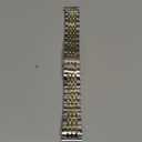 Stainless Steel Watch Band Straight & Curved End 14mm 16mm 18mm 19mm 20mm 21mm 22mm 23mm 24mm Premium Polished Metal Watch Band Bracelet Universal Smartwatch Replacement Strap Men Women (Two-Tone Silvergold)