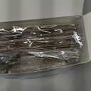 Hiboom 12 Pcs DIY Christmas Village Sets Wood Village Houses with Fence Christmas Mini Wooden House Gift for Winter Xmas Party Decorations