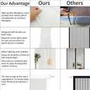 CHIYUNS White Screen Door Mesh Magnetic Closure Heavy Duty 36 x 80 inch, Self Closing Fiberglass Mosquito Net with Magnet for Doors, Bug Fly Screens Curtain for Doorway, Keep Bugs Out, Pet Friendly