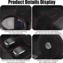 Amelity Multifunctional Car Cup Holder Hook - Seat Back Water Cup Hook (Black)