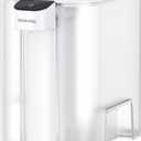 Waterdrop Large 27-Cup Mega Electric Water Filter Dispenser, 200-Gallon Rechargeable Instant System, NSF/ANSI 42&53&401&372, Reduce PFAS, Lead, Chlorine, with 1 Filter, White, Does not Lower TDS