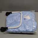 Face Down Pillow for Sleeping, Prone Pillow for Vitrectomy or Retinal Surgery, Adjustable Height Prone Face Down Sleep, Retina Lying Eye Surgery Recovery (Dot-Light Blue)