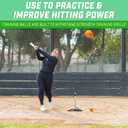 GoSports 3.82 inch Weighted Training Softballs 6 Pack - Hitting & Pitching Training for All Skill Levels - Improve Power and Mechanics