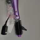 Hot Air Brush, Aima Beauty Salon One-Step Hair Dryer and Volumizer, 4-in-1 Hair Dryer Brush, Hair Styling Tools, Purple-Round
