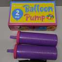 Balloon Pump Hand Held, Inflator Air Pump for Balloons - 2Way Dual Action, 2Pack: Friends can Help - Easy to Use, 100% Lifetime Satisfaction  - Sturdy Ballon Inflator Pump