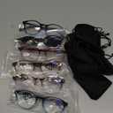 NORPERWIS 5 Pairs Reading Glasses Spring Hinge Blue Light Blocking Readers Glasses for Men and Women (Mix Color-1, 1.25)