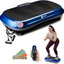 Lifepro Waver Vibration Plate Exercise Machine  High-Intensity Vibration for Muscle Activation, Full-Body Workout Vibrating Platform with Loop Bands, Fitness Equipment for Strength Toning & Fat Loss (Blue)