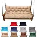 Swing Cushion Replacement Outdoor Porch Waterproof Bench Cushion 2-3 Seater Washable Bench Replacement Cushions for Outdoor Patio Porch Swing Cushions, 60x40in
