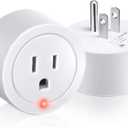 2 Pieces Thermostatically Controlled Outlet, On at 32°F/Off at 50 °F Thermostat Plug Outlet for Winter Chicken Water Coop Heater, Temperature Controllers for Bird Bath Deicer Outdoor