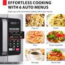 TOSHIBA ML-EM09PA(SS) Small Microwave Oven with 6 Auto Menus, Mute Function, LED Lighting, Countertop Microwave Perfect for Apartments, 0.9 Cu Ft, 10.6 Inch Removable Turntable, 900W, Stainless Steel