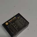 Home Security Door Lock, 2 Pack Childproof Door Reinforcement Lock with 3 Inch Stop Withstand 800 lbs for Top Front Inward Swinging Door, Upgrade Flip High Night Lock to Defend Your Home Kids (Silver)