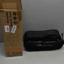 MOON LENCE Portable Camping Chair Backpacking Chair - The 4th Generation Ultralight Folding Chair - Compact, Lightweight Foldable Chairs for Hiking Mountaineering, Beach (Black-below 180 Lbs for Comfort Use)