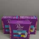 Poise Ultra Thin Incontinence Pads & Postpartum Pads for Bladder Leaks, 4 Drop Moderate Absorbency, Regular Length, 144 Count