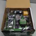 Remote Control Tractor Toy with Trailer | Metal Front & Front Loader Farm Vehicle Set with Lights & 8-Wheel Design, RC Tractor Truck for Boys & Girls Ages 3-9, Fun Farm Toy Gift for Toddlers & Kids (Green)