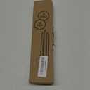CANDWAX 12 inch Taper Candles Set of 4 - Dripless and Smokeless Candle Unscented - Slow Burning Candle Sticks - Light Blue Candles Taper