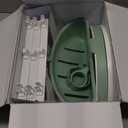 Momcozy Baby Bottle Drying Rack for 18 Bottles, Space Saving Countertop Vertical Rack for Baby Accessories & Pump Parts, Detachable Travel Drying Rack with Brush Holder