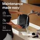 PETLIBRO Upgrade Cat Water Fountain Stainless Steel Tray, Dockstream 2 Cat Fountain Indoor, 3L/101oz Auto Cat Fountains for Drinking, App Monitoring Pet Water Fountain Dog, 5G WiFi Cat Water Dispenser, Black, Fountain, Black, Fountain
