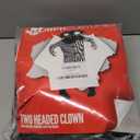 Morph Scary Clown Costume for Adults, Killer Clown Costume Men and Women, Halloween Scary Outfit, Creepy Horror Suit, 2 heads (X-Large)