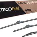 TRICO Gold 3-Piece Driver/Passenger/Rear All-Weather Automotive Replacement Windshield Wiper Blade Kit for 2016-2020 Kia Sorento; Includes 26", 16" & 12" Premium Beam Blades