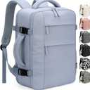 Pritent Travel Backpack for Women Man, Waterproof Laptop Backpack Travel Bag Airline Approved Carry on Weekender Overnight Bag Bookbag for Business,Travel, Work Fits 17.3 inch Laptop(Large,Blue)